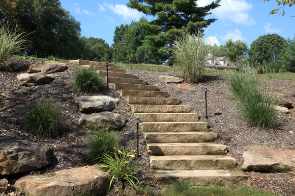 Sandstone Rock Steps